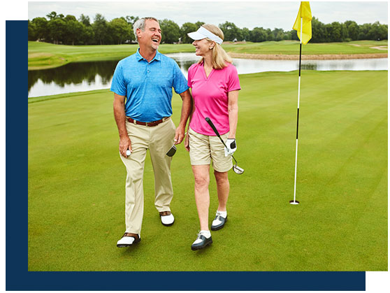 Couple Golfing - Stay & Play Packages